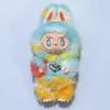 New V5.0 Labubu 5th Generation Blind Box Plush Toy Keychain Bag Accessories Car Air Conditioner Decoration Trendy Figurine Gift Girls'Collectible Item