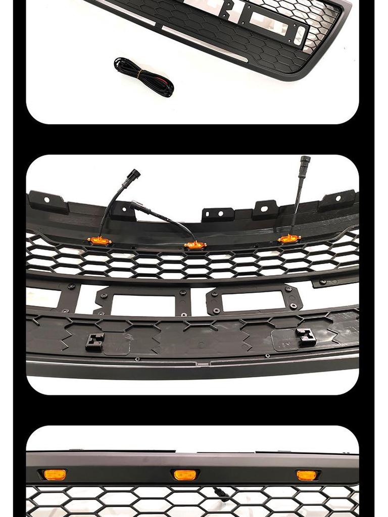 Matte Black LED Grille for 2012-2015 Ford Explorer