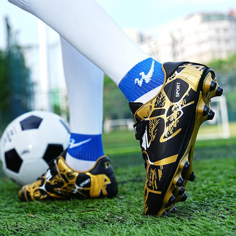 Football Shoes Chindren Soccer Shoes Kids Football Boots Boy Girls Professional Soccer Cleats Antiskid Chaussure Football TF/FG Outdoor Football Shoes