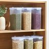 Contenitori per Alimenti con Coperchi Impilabili Contenitori per Dolcetti per l'Organizzazione della Dispensa della Cucina Contenitori per Dispenser di Riso