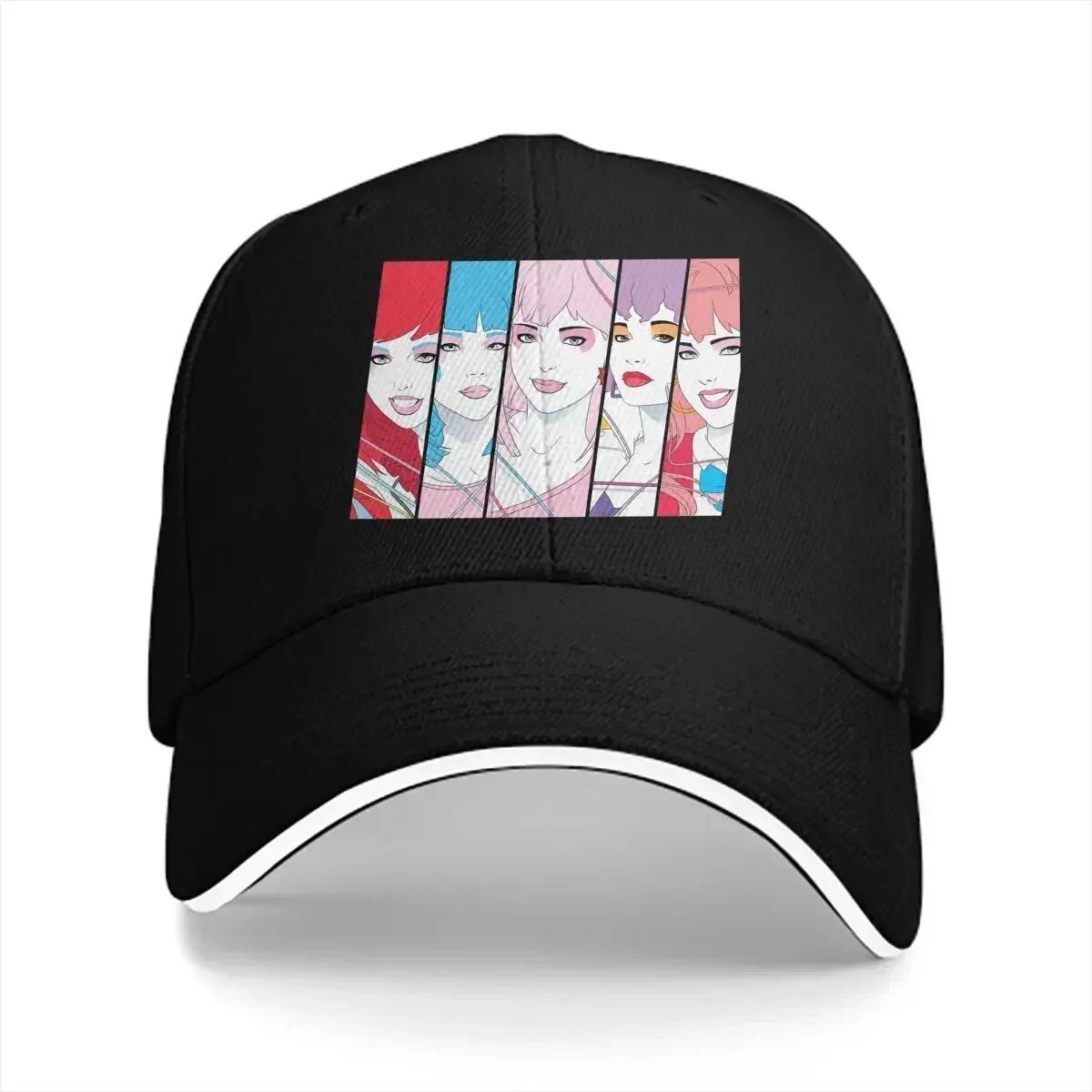 

Pure Color Dad Hats Glamour and Glitter Casual Hat Sun Visor Caps Jem And The Holograms Peaked Cap 56-58cm