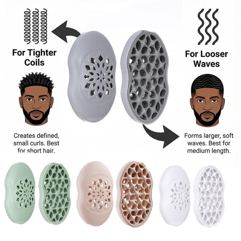 1Pcs Professional Curly African Hair Twist Brush Magic Coil Wave Wave Reusable Dreadlock Afro Hairbrush Curler Hair Styling Tool