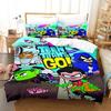 3D Print  Teen Titans Go Bedding Set Double Twin King Duvet Cover Comforter Pillowcase Boys Girls Adults Bedroom
