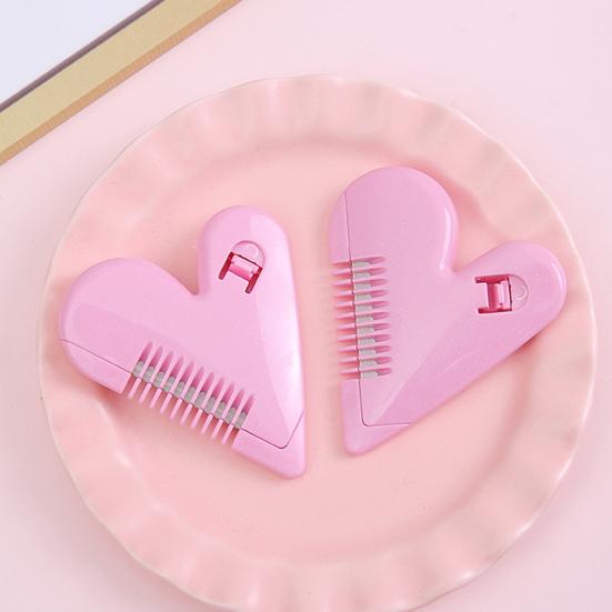 Hair Trimmer Creative Shape Solid Construction Decoration for Shaped Hair ABS Heart Trimming Comb Home