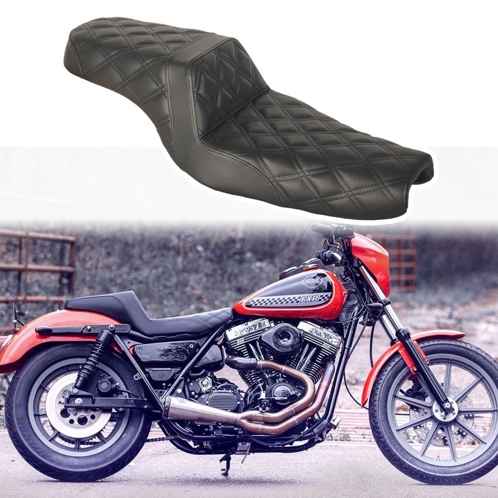 Harley Motorcycle Seat Cushion for Sportster, Softail, Street Bob, Fat Bob, Road King, and Touring Glide Series