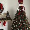 Christmas Cute Snowman Figurines, Tree-Top Ornaments, Festive Party Atmosphere Decorations And Props