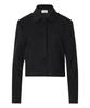Short Jacket With Zeroplanet Ribbon [Black]
