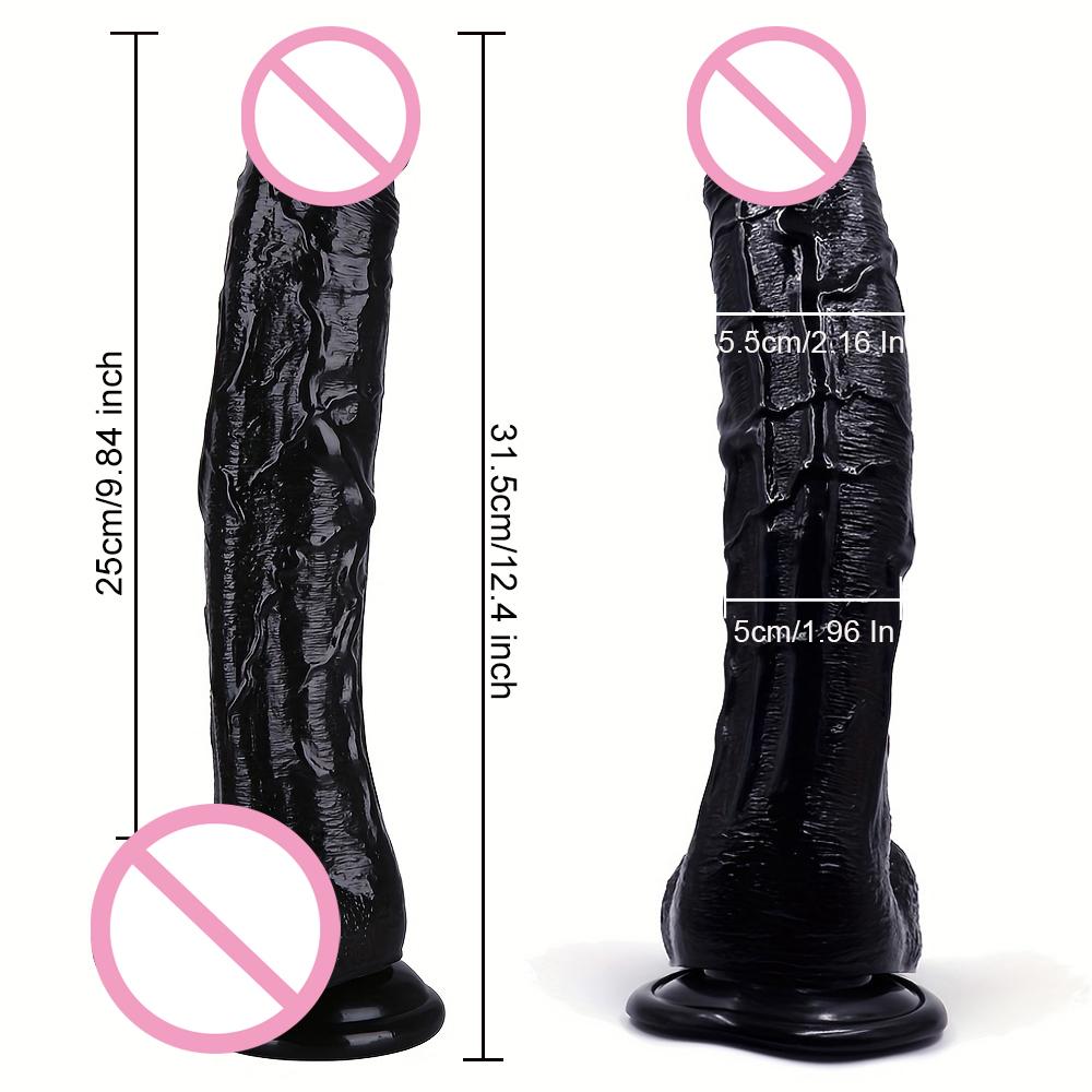 Realistic Dildo 12 Inch Super Large Penis Sex Toys For Men Women With Thick Glans Real Dong Powerful Suction Cup Stiff Cock