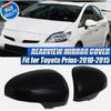 2X Left + Right Side Mirror Cover Cap Set For 2010-2015 Toyota Prius Gloss Black