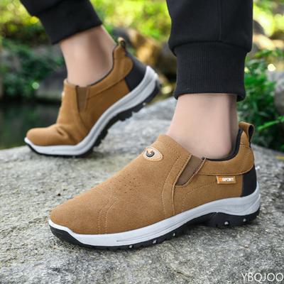 Lässige Herrenschuhe Frühling Neue Sportschuhe mit einfacher Sohle Weichsohlige Lässige Bergsteiger-Anti-Rutsch-Schuhe Zapatillas De Deporte