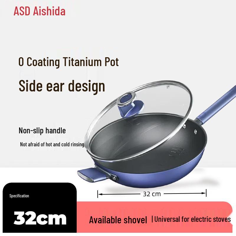 ASD Titanium Crystal Non-stick Wok