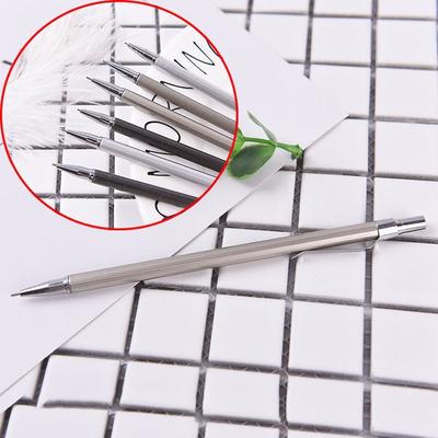 Lápis automático mecânico de metal de 0,5 / 0,7 mm para fornecimento de desenho de escrita escolar