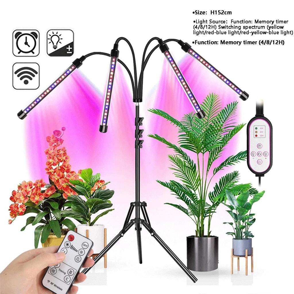 Tripod LED Plant Light Full Spectrum USB Plug-In Indoor Greenhouse Vegetable Flower Plant Light Plant Grow Box Plant Lights