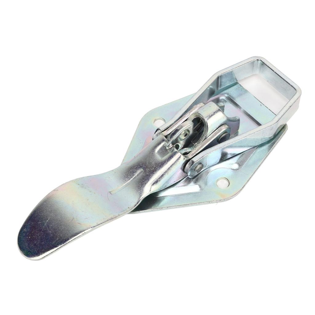 Trailer Lift Gate Latch Galvanized Iron Heavy Duty Trailer Lock with Mounting Plate for RV Caravan