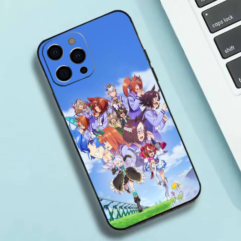 Pretty Derby Uma M-Musume Phone Case Silicone Soft For IPhone 17 16 15 14 13 12 11 X XR Plus Pro Max Plus