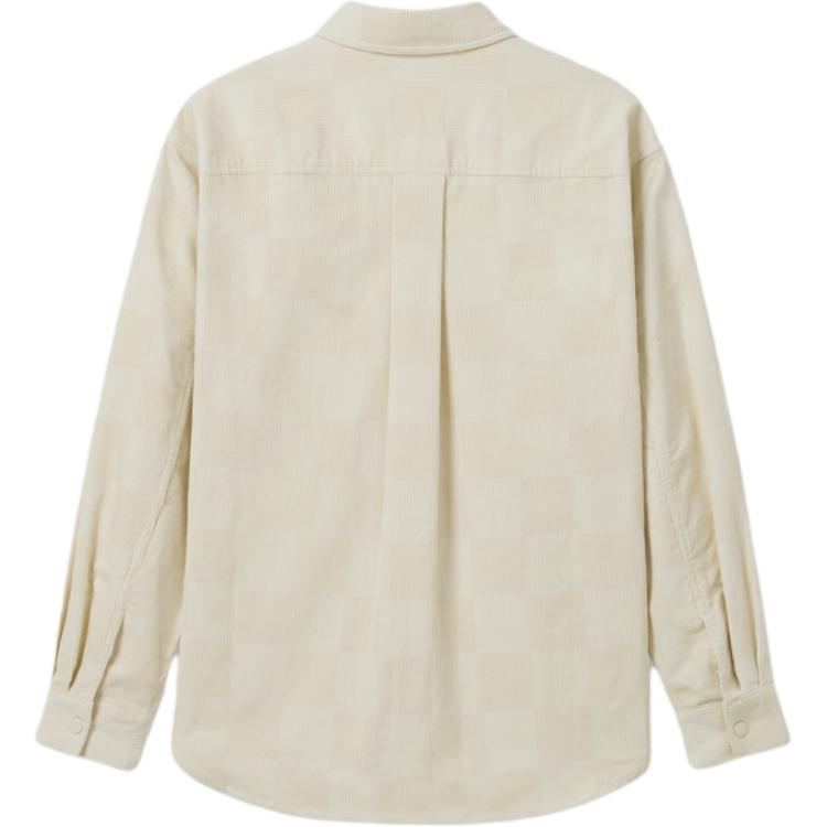 Levis Denim Wanderer Series FW24 Plaid Color Block Flannel Lined Long Sleeve Shirt Men Shirts Beige 0029Z-0000