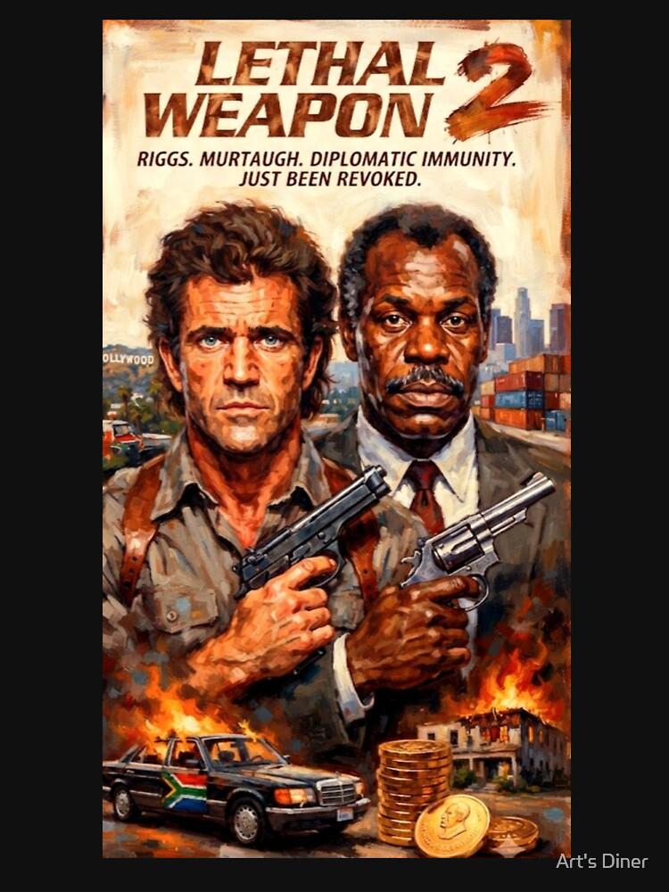 Lethal Weapon Lethal Weapon 2 Buddy Cop Fine Art Tribute Classic T-Shirt