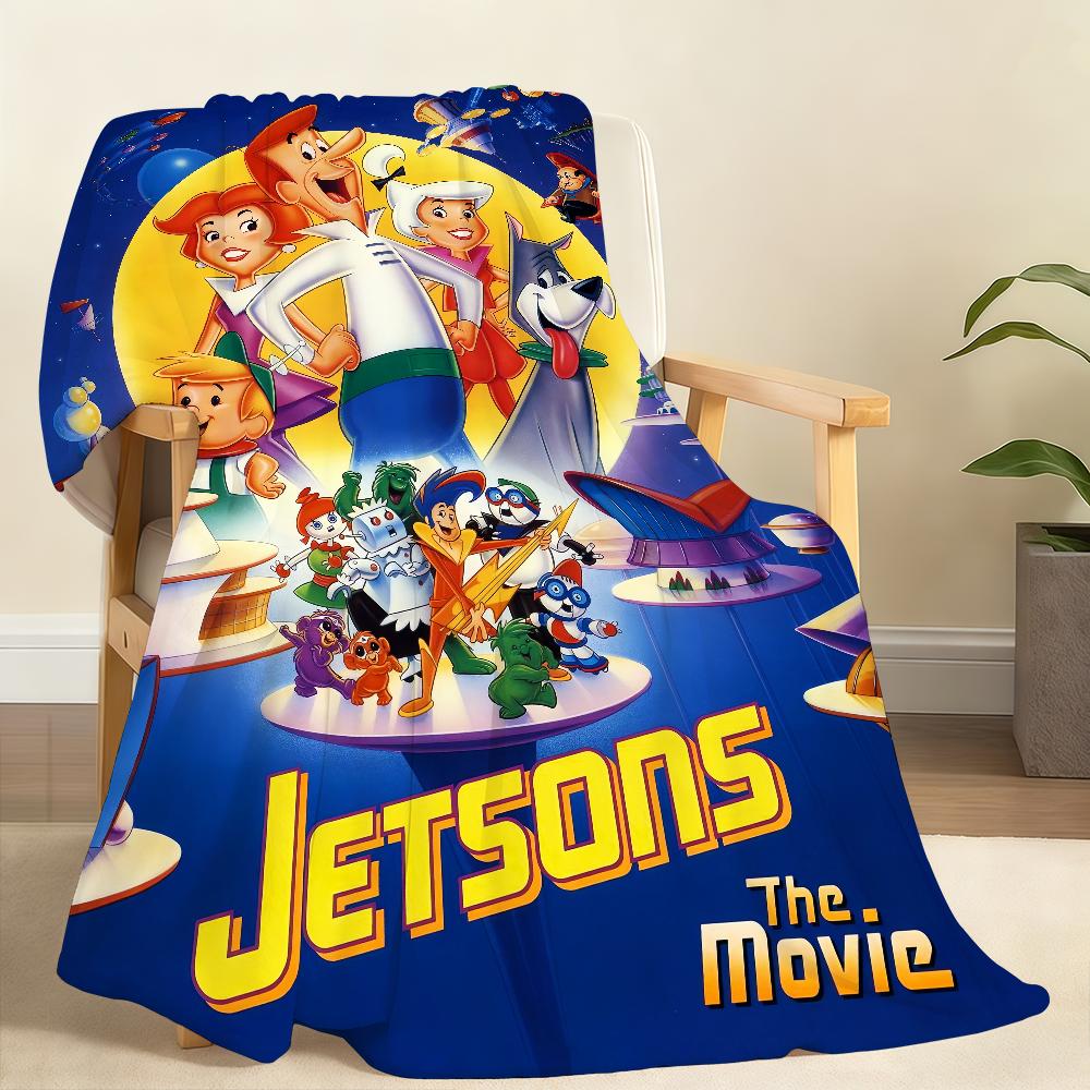 

Cartoon The J-Jetsons-s Blanket Throw Super Cosy Plush Living Room Sofa Couch Childish Birthday Gifts 75cmx90cm