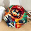 1pc Mario Gamer Superhero Automatic Folding Umbrella - Compact 8-Rib Design, Durable Plastic & Iron, Lightweight for Outdoor Daily Use,  a0929195