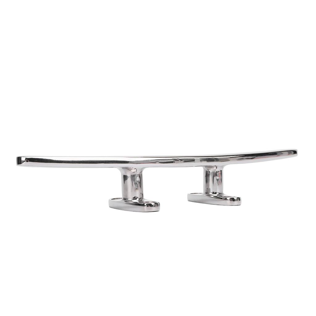 10in Dock Cleat 316 Stainless Steel Polished Heavy Duty Deck Rope Cleat for Boat Yacht Marine