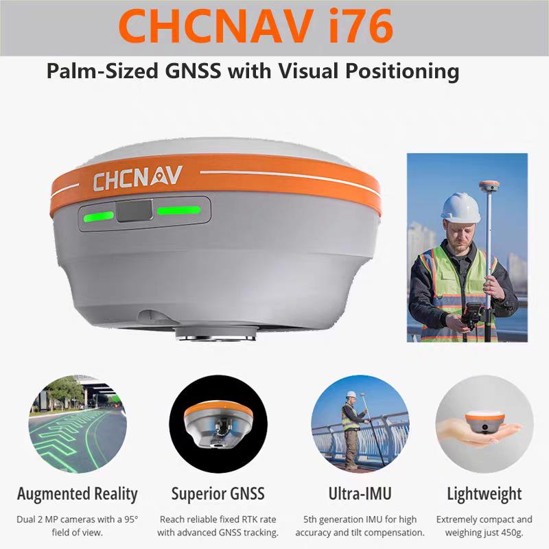 CHCNAV i76 High-Precision RTK GNSS Receiver for GPS Surveying