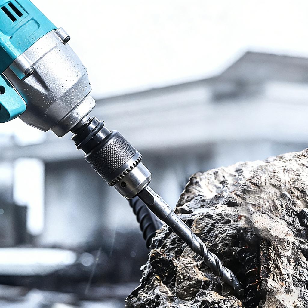 4 Bits Electric Drill Wrench To Electric Hammer Convert Adapter Hammer Impact Drill Converter Kit for Home Indoor Outdoor Repair