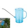 2L Clear Watering Can with Scale and Stainless Steel Long Nozzle for Indoor and Outdoor Plant Watering Health Growth