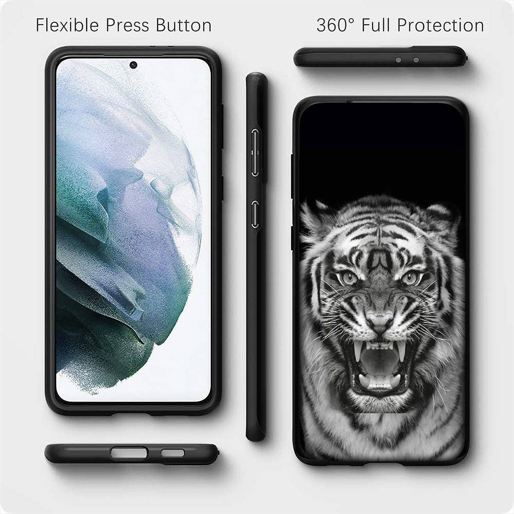 for iPhone 16 15 X XR Samsung Galaxy S24 S23 Plus Xiaomi Redmi Note 13 12 11 Pro Max 9 10 14 13COPPO Huawei Cover Wallpaper Africa Tiger Phone Case