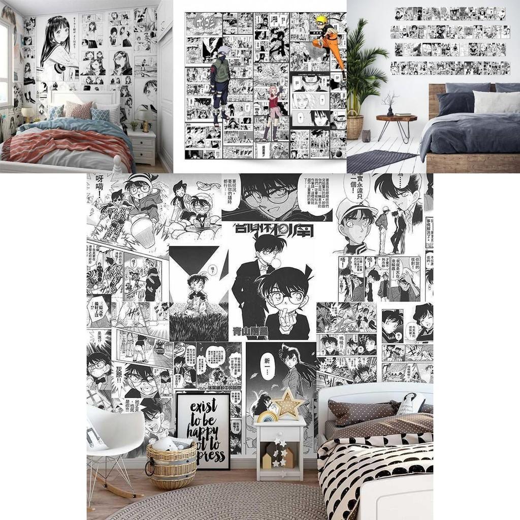 Japanese Popular Anime Self-adhesive Wall Stickers Wallpaper For Vibrant Room Decoration
