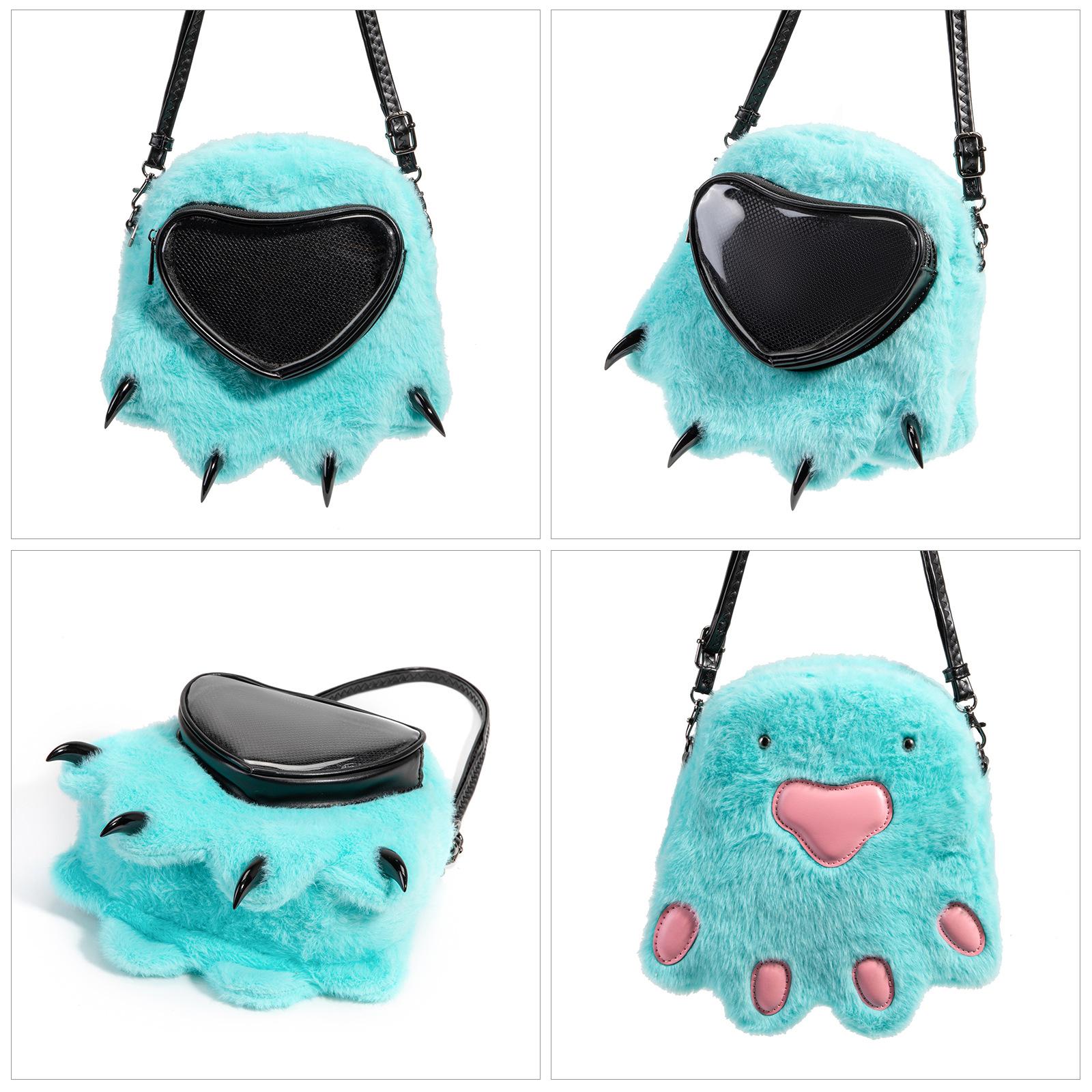 

Two-Dimensional Yuan Plush Pain Bag Kawaii Cute Lady Shoulder Bag Animation Millet Bar Display Bag Around Comic-Con