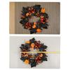 Artificial Leaves Wreath Halloween Wreath Decoration 40cm/15.7inch for Front Door Entryway, Porch, Wall Display Use