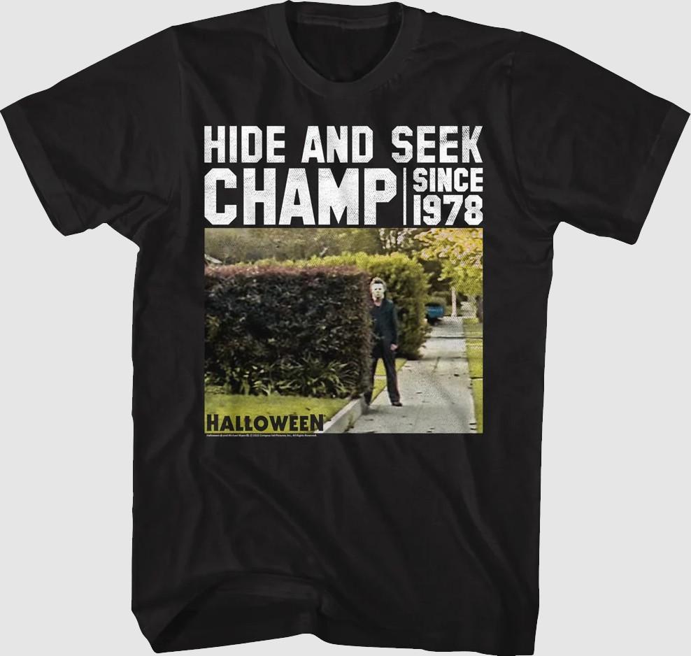 John Capenter Hide And Seek Champ Halloween T-Shirt Size S-5XL Unisex T-Shirt XXL