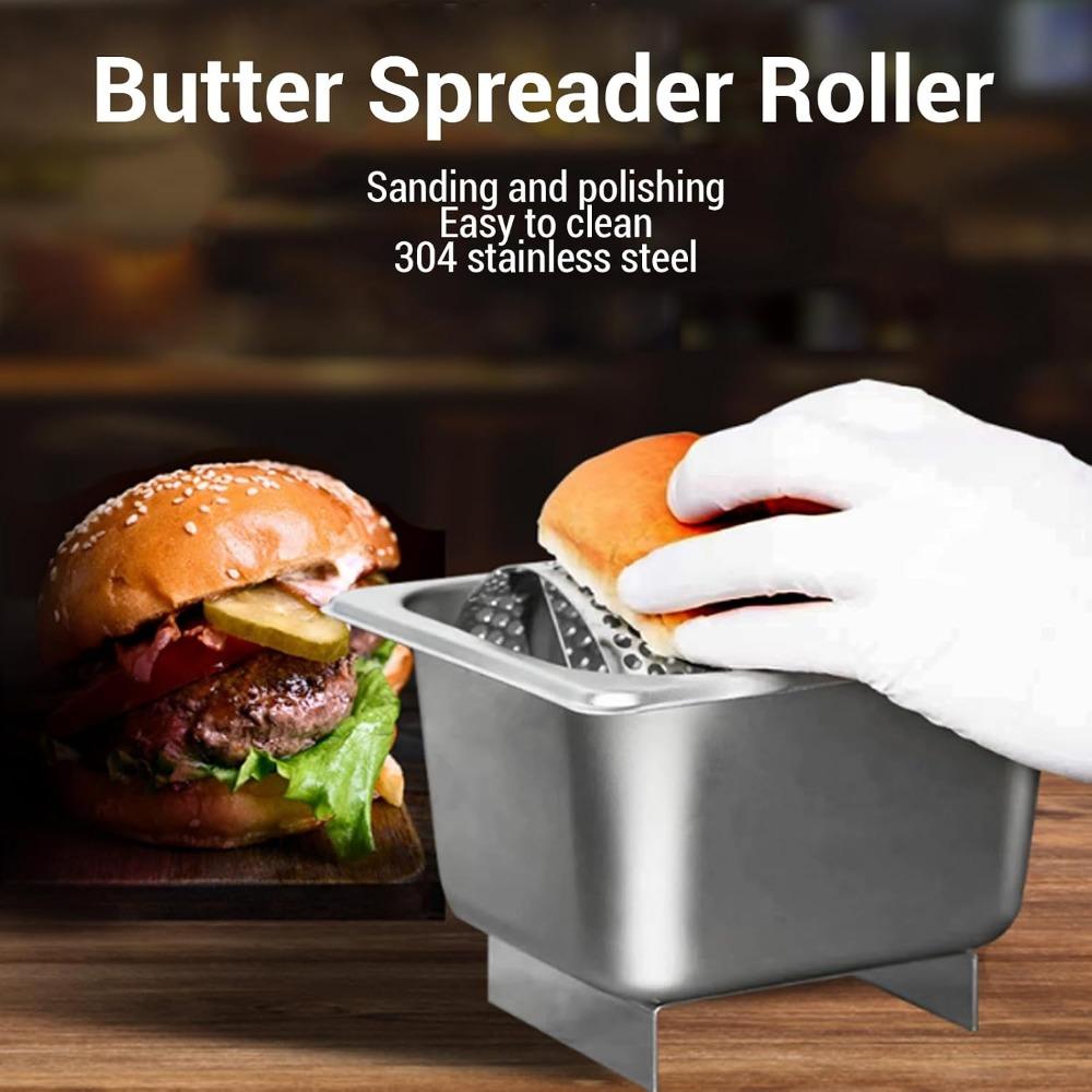 Stainless Steel Butter Dispenser 1L Capacity Butter Spreading Container  Commercial Kitchen
