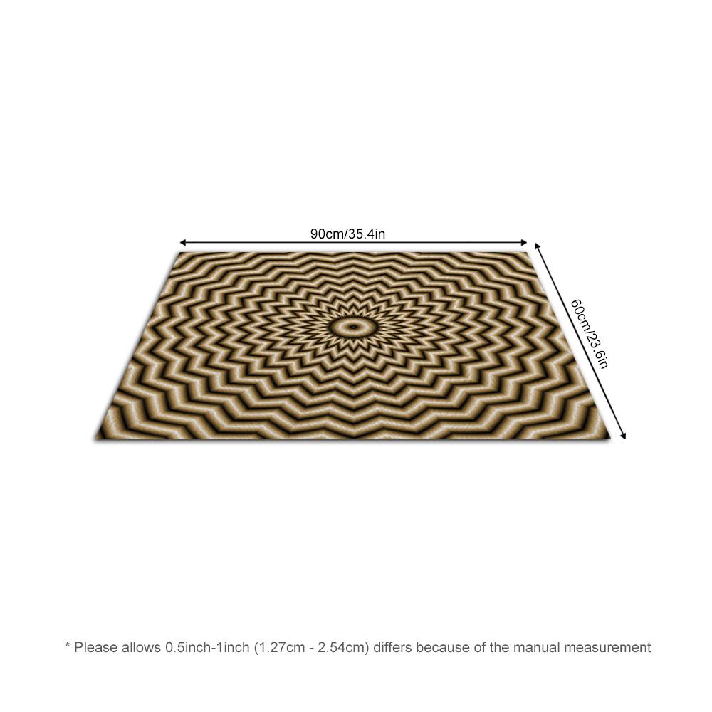 Tuniu Geometric Zigzag Area Rug, Modern Non-Slip Living Room Rug, Bedroom Carpet, Home Decor