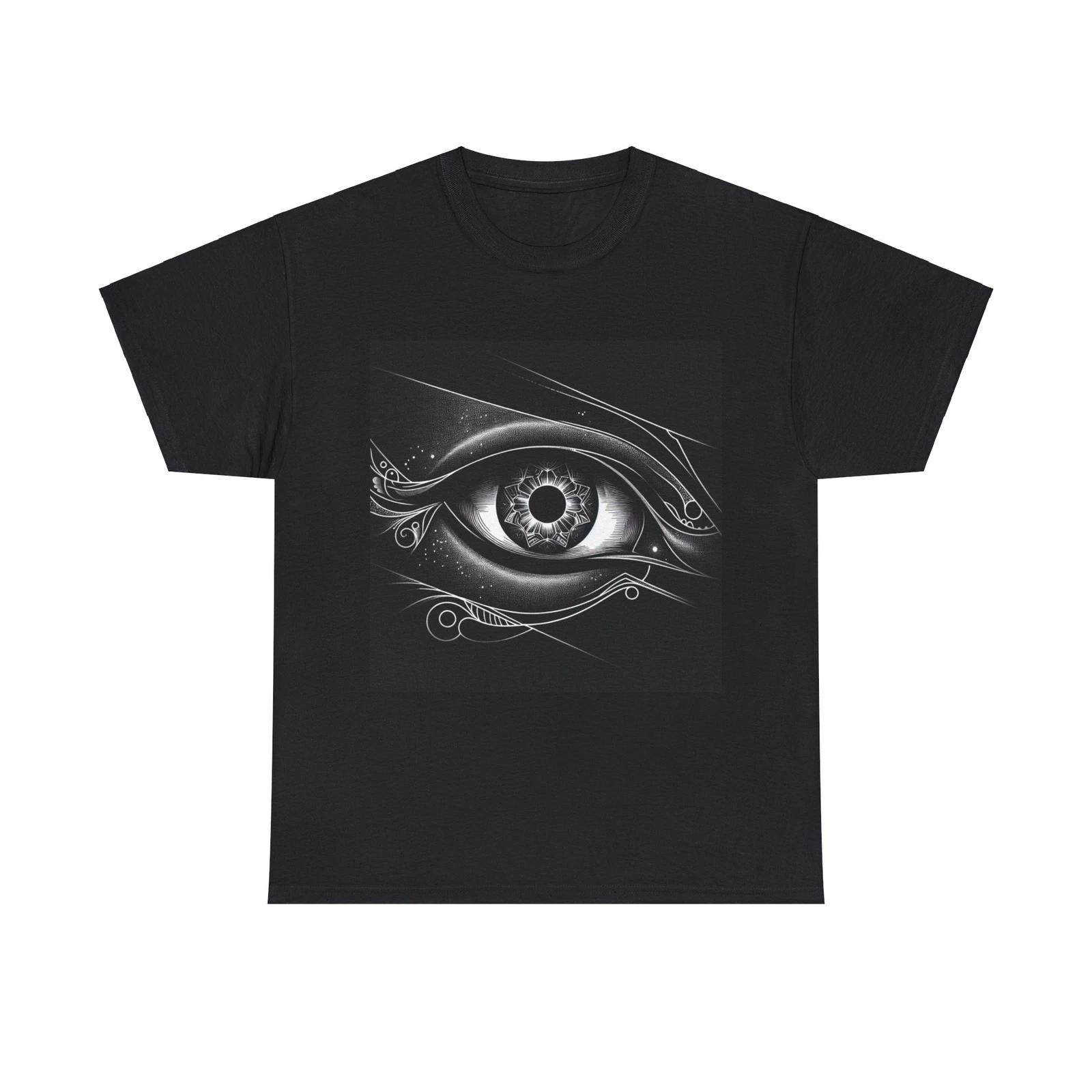 

Unisex Adult T Shirt Art Deco Nouveau Eye Mind Control Graphic Vintage Style Tee 4XL