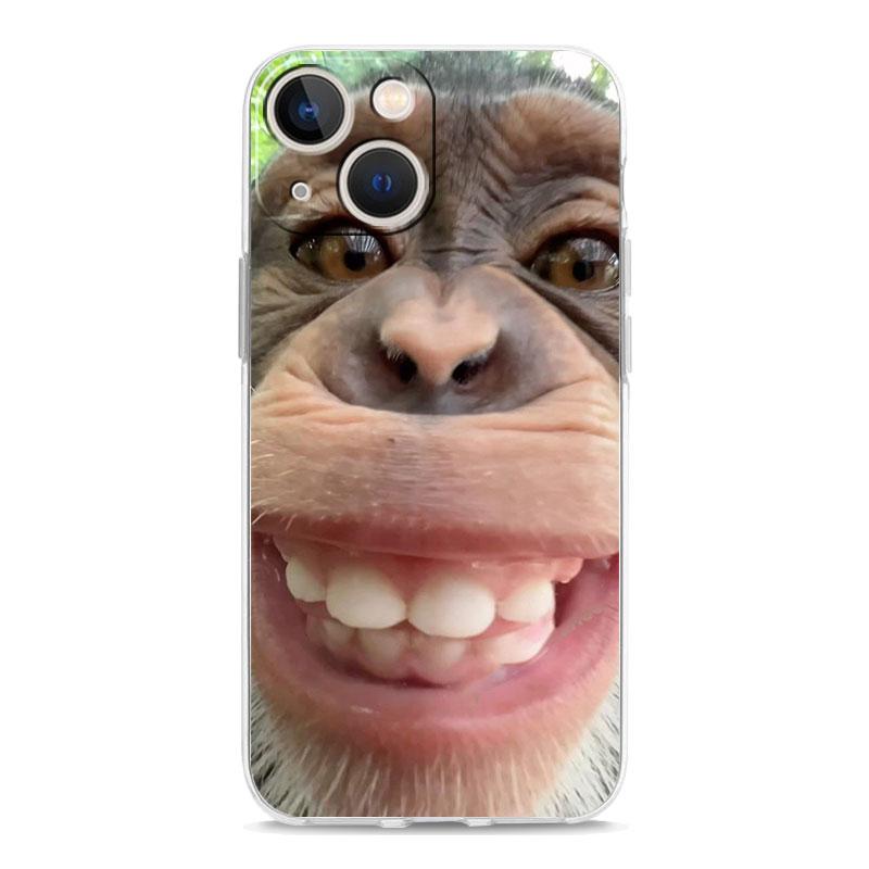 

Phone Case For iPhone 17 Cases iPhone Air 16 15 12 13 14 Pro Max 15 Plus 16Pro iPhone11 Clear Soft Cover Monkey iPhone 15