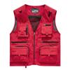 Men's Multi-pocket Mesh Vest for Spring & Autumn - Versatile for Fishing, Photography, and Outdoor Activities