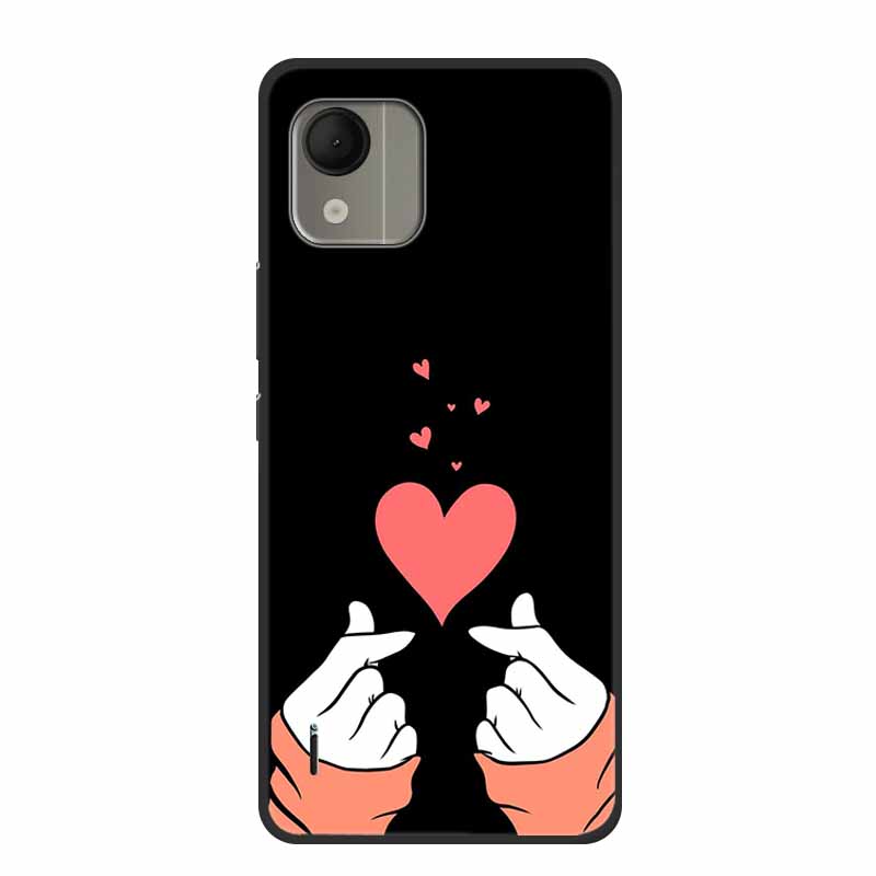 For Nokia C110 4G Case Luxury Silicone Back Cover for NokiaC110 Phone Coque C110 2023 Protector Shockproof Colorful Capas Bumper