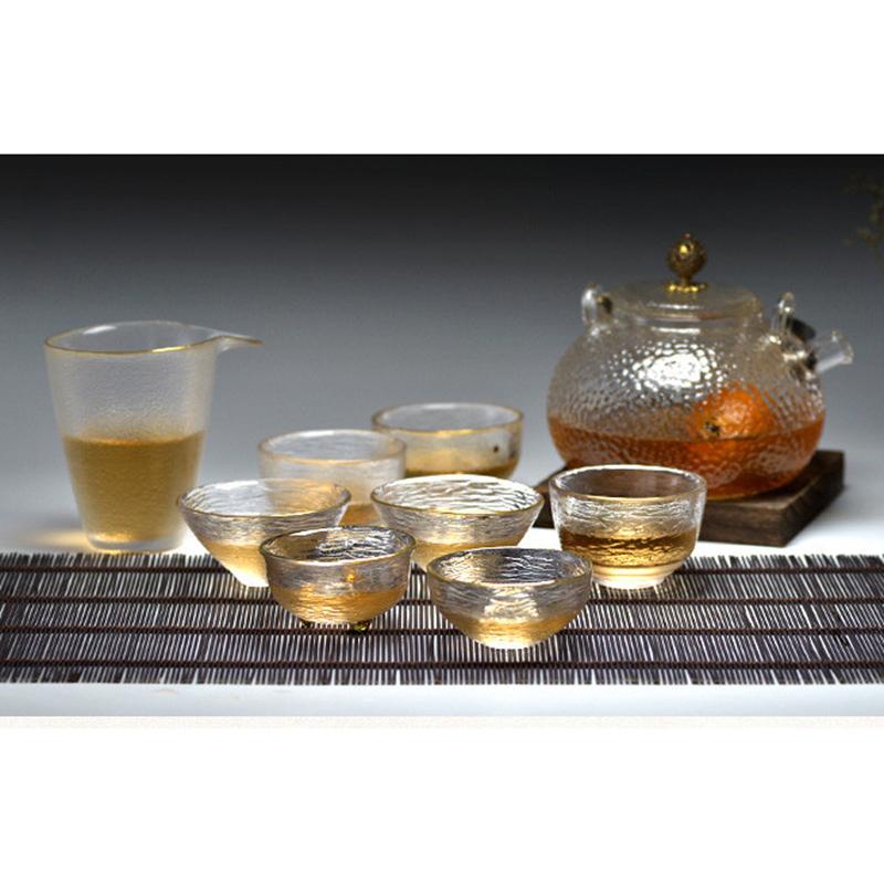 Japanese Transparent Hat Cup Phnom Penh Small Cup Tea Tasting Cup Glass Tea Set