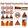 Hunan Road Construction & Maintenance Reflective Warning Sign