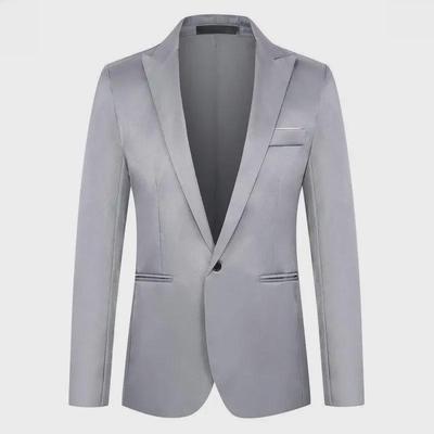 Lässige einreihige Anzugjacke im koreanischen Frühlingsstil für Herren