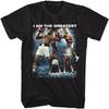 Muhammad Ali The Greatest Collage Black Graphic Crew Neck, Short Sleeve Tee - Vintage Style Boxing T Shirt for Men & Women