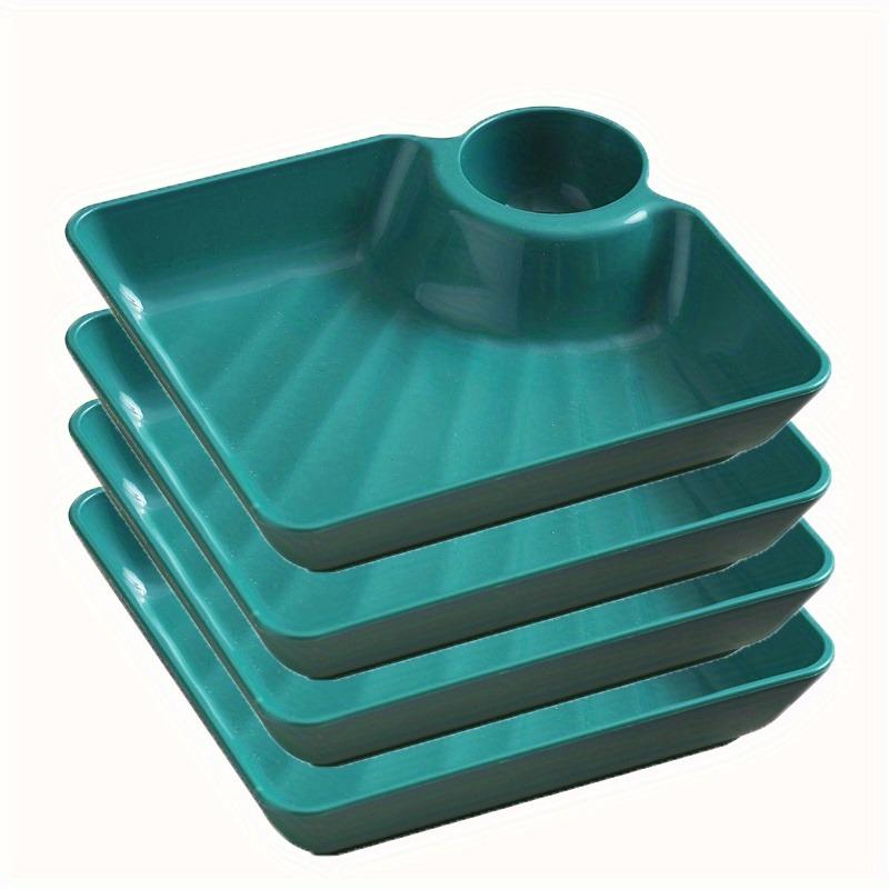 1PC Set Plastic Serving Plate Food Safety Snack Plate, Durable Appetizer and Ham Plate, Multifunctional Sushi Serving Plate