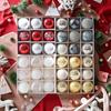 Christmas Tree Ornament Set: Nine Painted Macaron Candy Color Irregular Balls