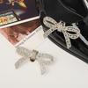 Shimmering Shoe Flower Clip Stylish Shoe Clip with Removable Gems Eye Catching Bowknot Shoe Accessory for Parties Dates