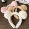 2025 Multi-color Kitty Bow Headband: Cute Cartoon Plush for Women