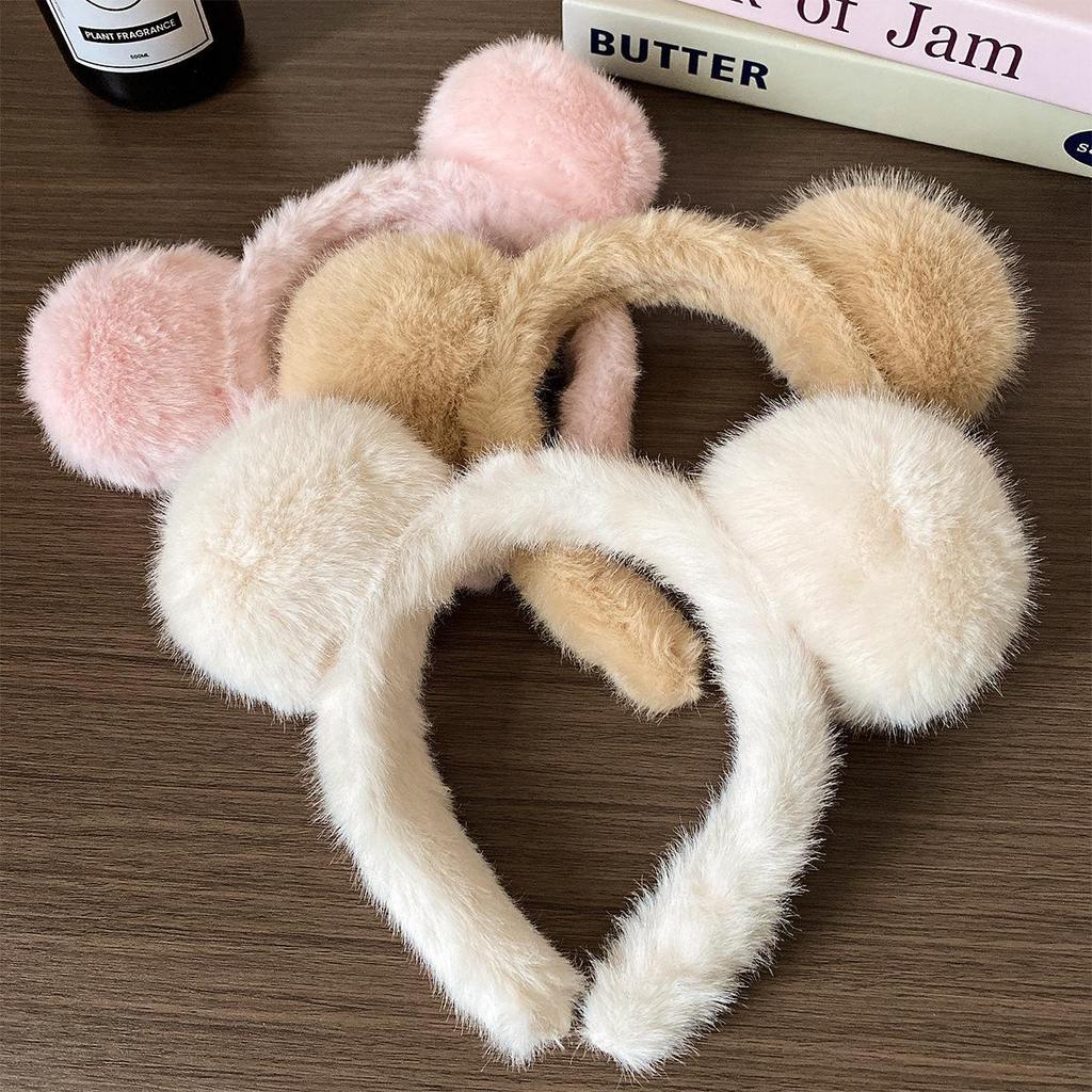 2025 Multi-color Kitty Bow Headband: Cute Cartoon Plush for Women