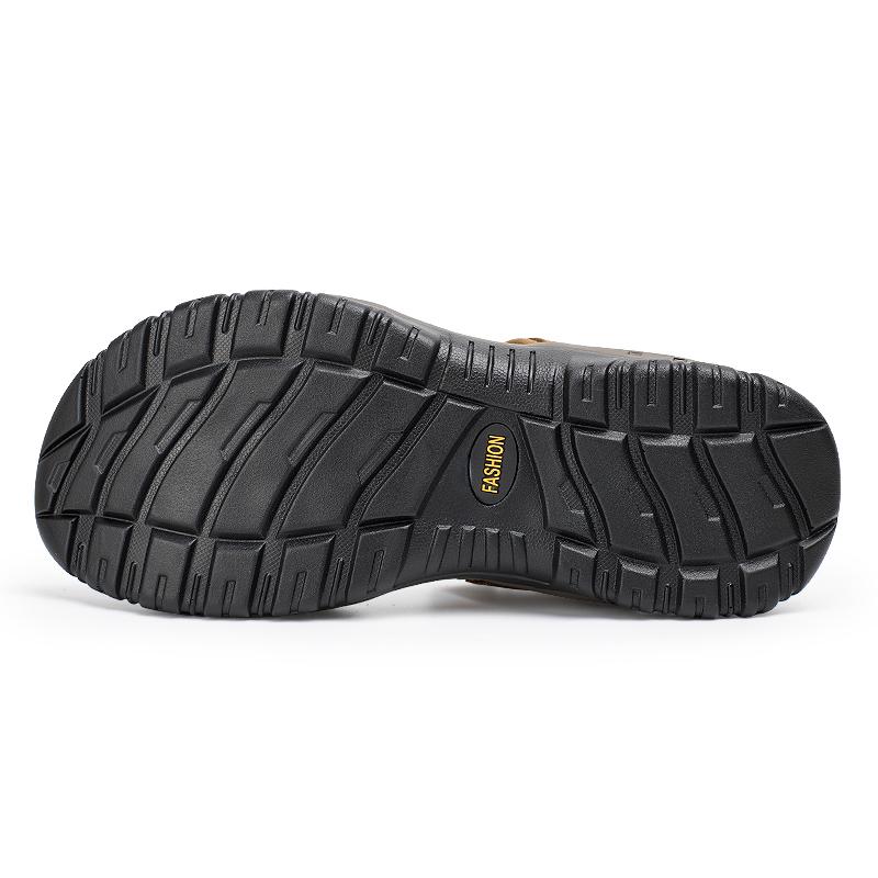 38-48 Summer Mens Large Size Genuine Leather Men Sandals Summer Men Beach Sandals Outdoor Sandals For Men