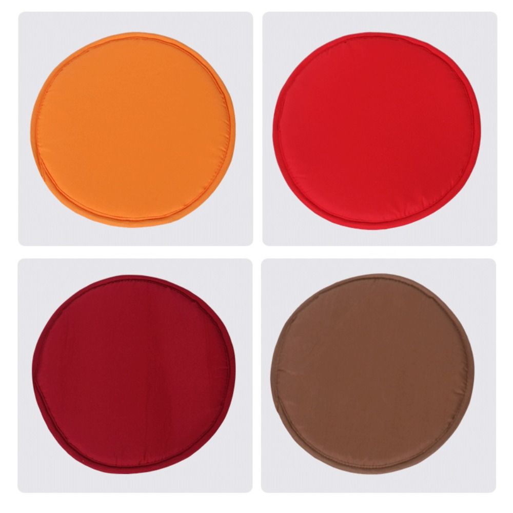 30cm Sit Chair Cushion Washable Seat Pad Soft Circular Stool Cushion For Home Office