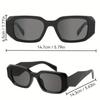 Stylish Rectangular Fashion Glasses for Men & Women Perfect for Parties Nightclubs Durable PC Frame Decorative Glasses
